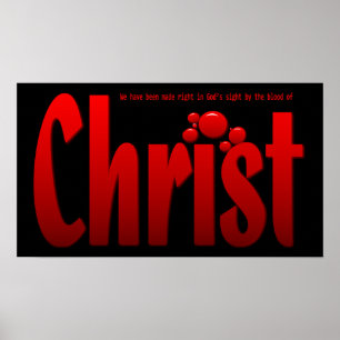 Slechts één druppel - Romeinen 5:9 Poster