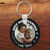 Slechts één grootvader zoals jij Foto Fathers Day  Sleutelhanger (Voorkant)