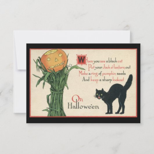 Slechts één leven om  halloween te leven kaart (Voorkant)