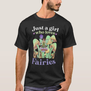 SLECHTS EEN MEISJE DIE VAN FAIRIES Goblincore Fae T-shirt