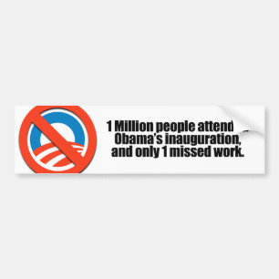 Slechts één persoon heeft het werk gemist bumpersticker