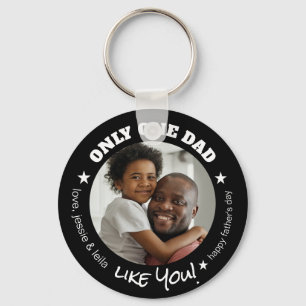 Slechts één vader zoals jij Foto Fathers Day Bla Sleutelhanger