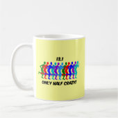 slechts half gek koffiemok (Links)