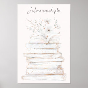 Slechts Nog Één Hoofdstuk Boek Liefhebbers Poster