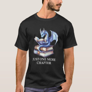Slechts Nog Één Hoofdstuk Boekenwurm Draak Lezen D T-shirt