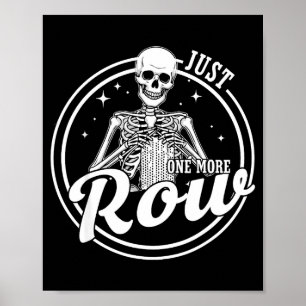 Slechts Nog Eén Rij Haak Skelet Haken Breien Poster