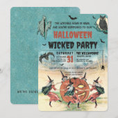 Slechtste Halloweenfeest Kaart (Voorkant / Achterkant)