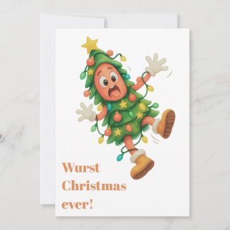 Slechtste Kerst ooit! Grappige gepersonaliseerde s Feestdagenkaart