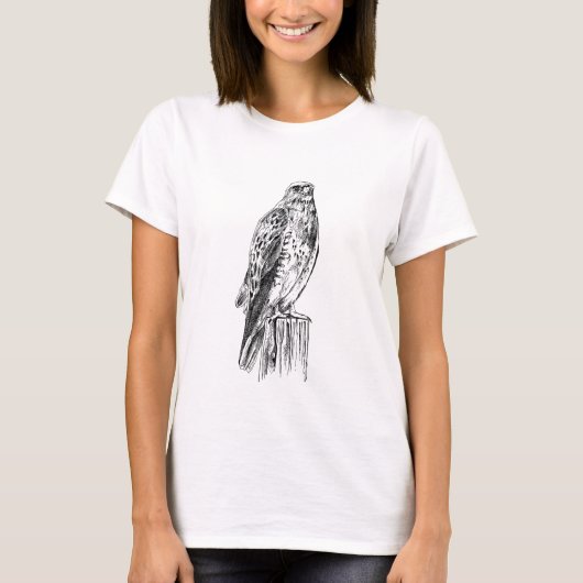 Slechtvalk Dames T-Shirts (Voorkant)