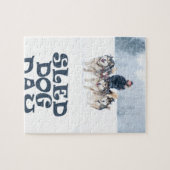 Sled Dog Day - Waardedag Legpuzzel (Horizontaal)