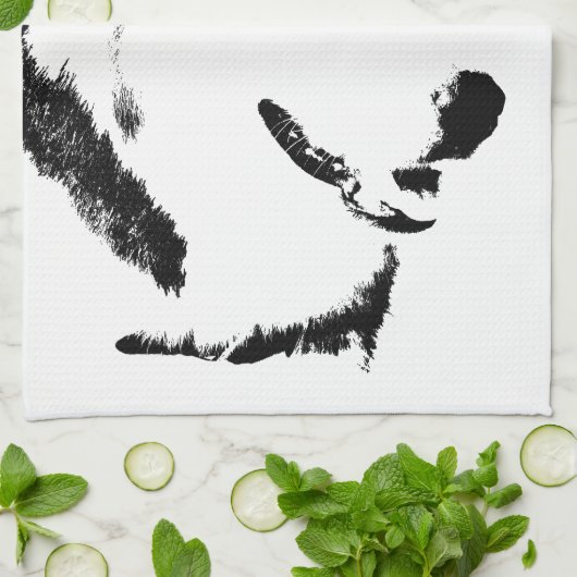 Sled Dog Towel Husky Malamute Tea Towel Theedoek (Gevouwen)