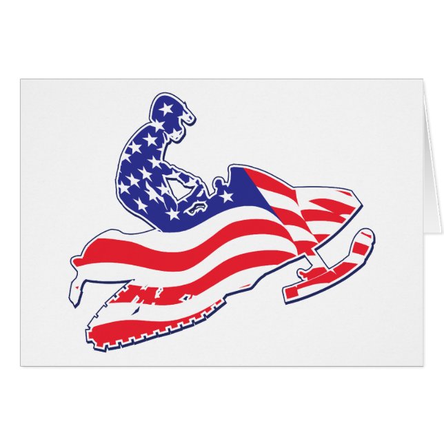 Sledder patriotique (Devant horizontal)