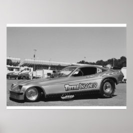 slede - Chevy Monza Funny Car Poster
