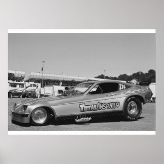 slede - Chevy Monza Funny Car Poster