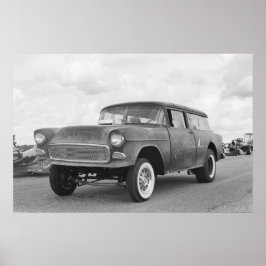 slede - Chevy Nomad Gasser - Rolling Stone Poster