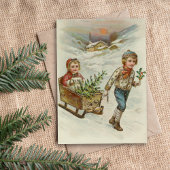 sledetocht | Vintage kerst