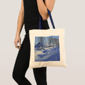 Sledging Derbyshire Peak District 2012 Tote Bag (Voorkant (product))