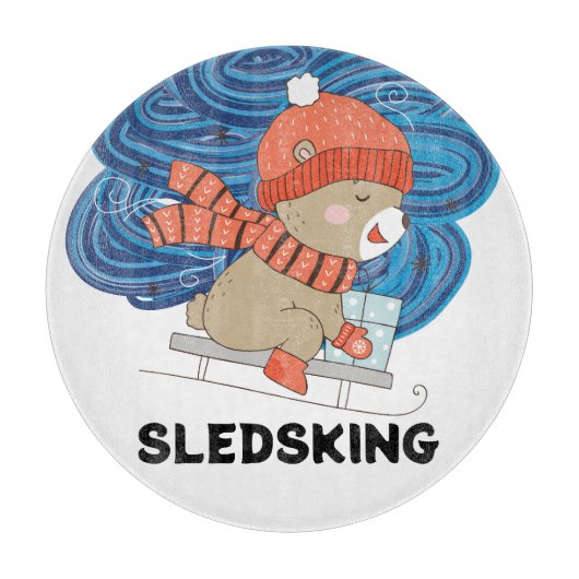 Sledsking snijplank (Voorkant)