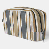 Sleek and Modern Stripe Pattern Toilettasje (Rechterhoek)