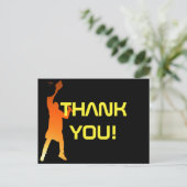 Sleek Black Modern Tech Graduation Briefkaart (Staand voorkant)