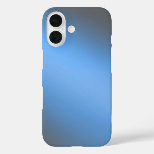 Sleek Blue Ombre - iPhone 16 Coque