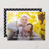 SLEEK Briefkaart Save the Date (Voorkant / Achterkant)