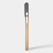 Sleek Golden Ombre - iPhone 16 Coque (Verso / Gauche)