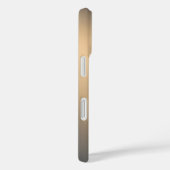Sleek Golden Ombre - iPhone 16 Coque (Verso / Droite)