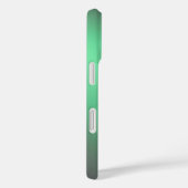 Sleek Green Ombre - iPhone 16 Coque (Verso / Droite)