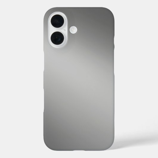 Sleek Grey Ombre - iPhone 16 Coque (Verso)
