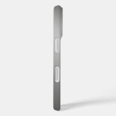 Sleek Grey Ombre - iPhone 16 Coque (Verso / Droite)