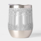 Sleek Luxury Glitter Drips Silver (Droite)