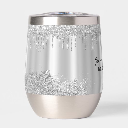 Sleek Luxury Glitter Drips Silver (Avant)