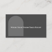 Sleek Minimalist Visitekaartje (Achterkant)