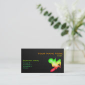 Sleek Motocross Whip Visitekaartje (Staand voorkant)