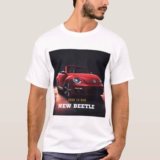 Sleek New Beetle Convertible T-Shirt (Devant)