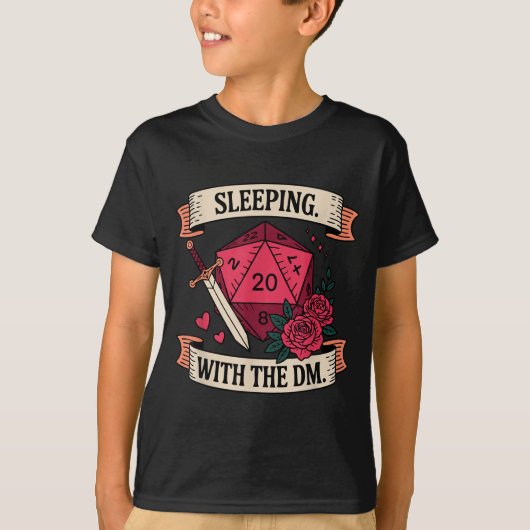 Sleeng. Met De Dm. Grappig Ontwerp T-shirt (Voorkant)