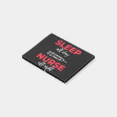 Sleep All Day Nurse All Night Post-it® Notes (Schuin)