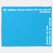 Sleep Bonne couverture en polaire (Devant (Horizontal))