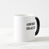 sleep deprived but still alive magische mok (Voorkant rechts)