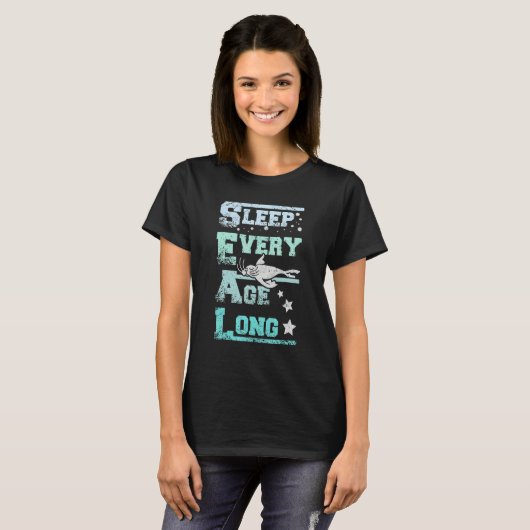 Sleep every age long seals t-shirt (Voorkant volledig)