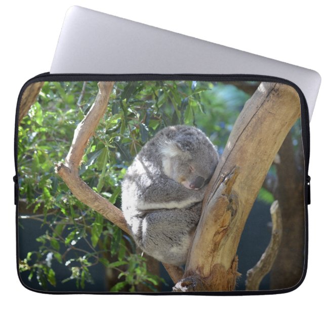Sleep Koala Laptop Sleeve (Voorkant)