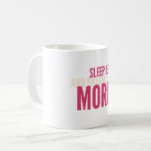 Sleep Less,Dream More Minimalist Motivational Mug (Devant gauche)