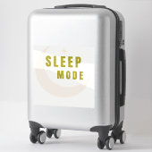 Sleep Mode Moon & Star Sticker (Sur valise)