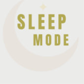 Sleep Mode Moon & Star Sticker (Devant)