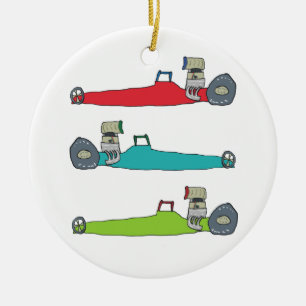 Sleep Racen Keramisch Ornament