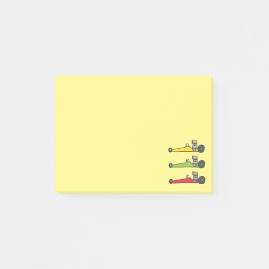 Sleep Racen Post-it® Notes (Voorkant)