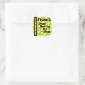 Sleep Racen voor Dogs Square Sticker (Tas)