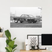 Sleep Racing - 1966 Chevy Nova SS NovaCaine Poster (Thuiskantoor)