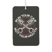 Sleep Racing Race Car Run uw auto niet uw Luchtverfrisser (Voorkant)